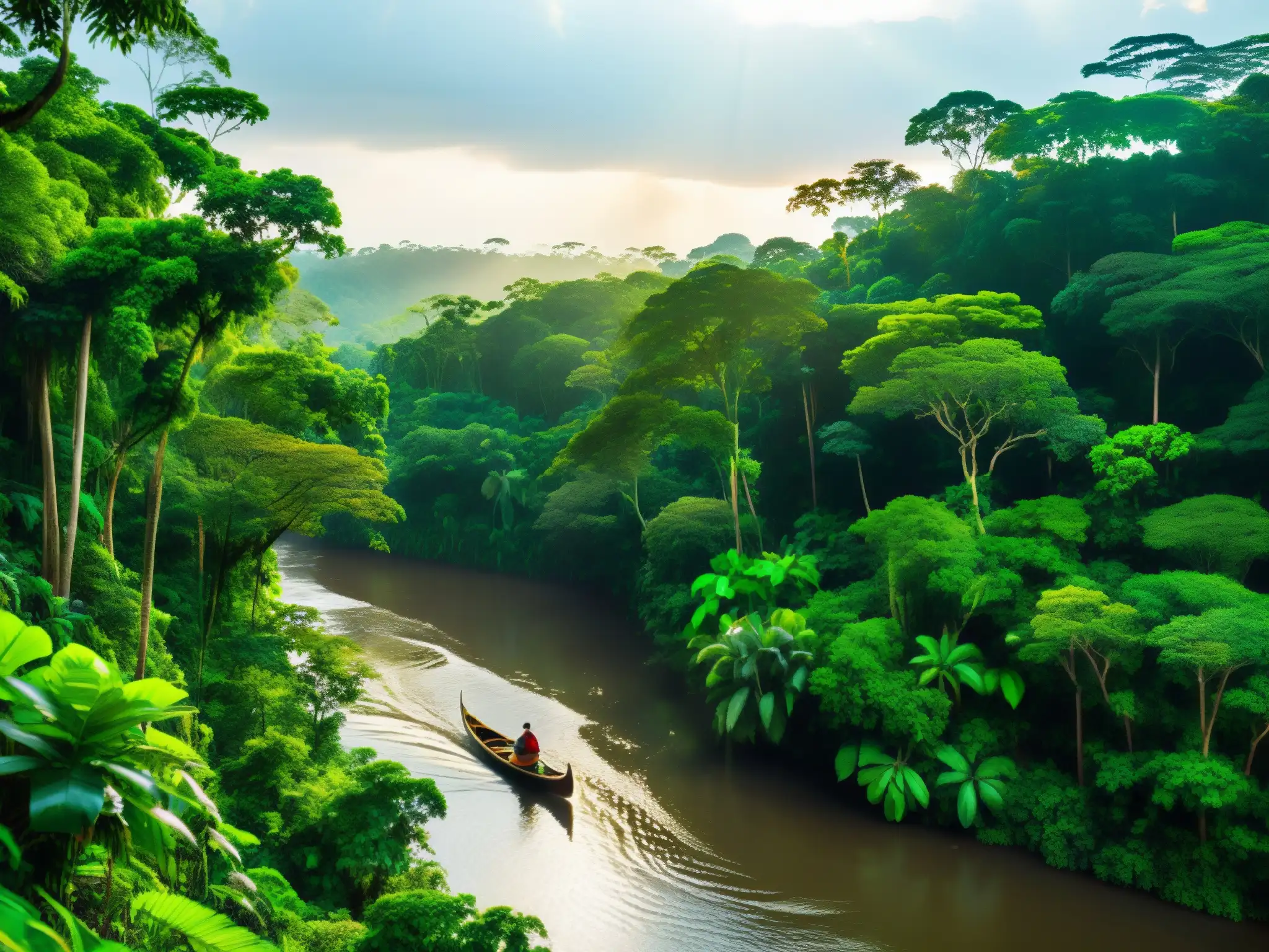 Explorando en canoa el misterio y la belleza del mito de la Encantada en el Amazonas