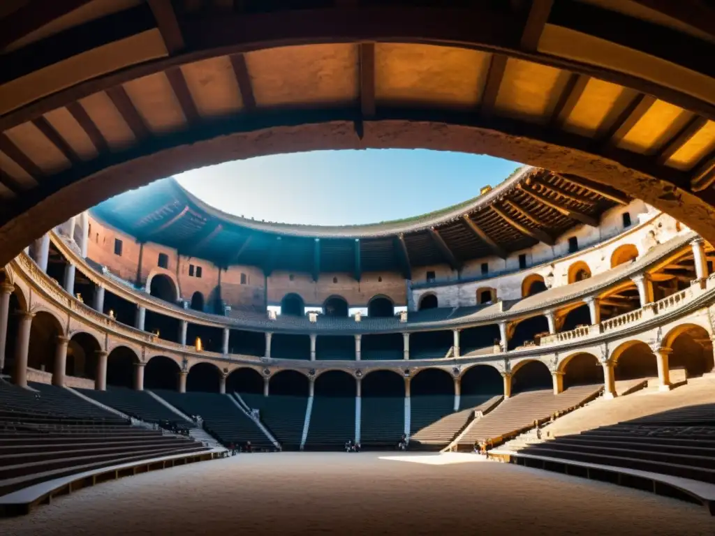 Detalle intrincado del interior ornamental de la Arena di Verona, envuelto en misterio y leyendas de fantasmas ópera Verona