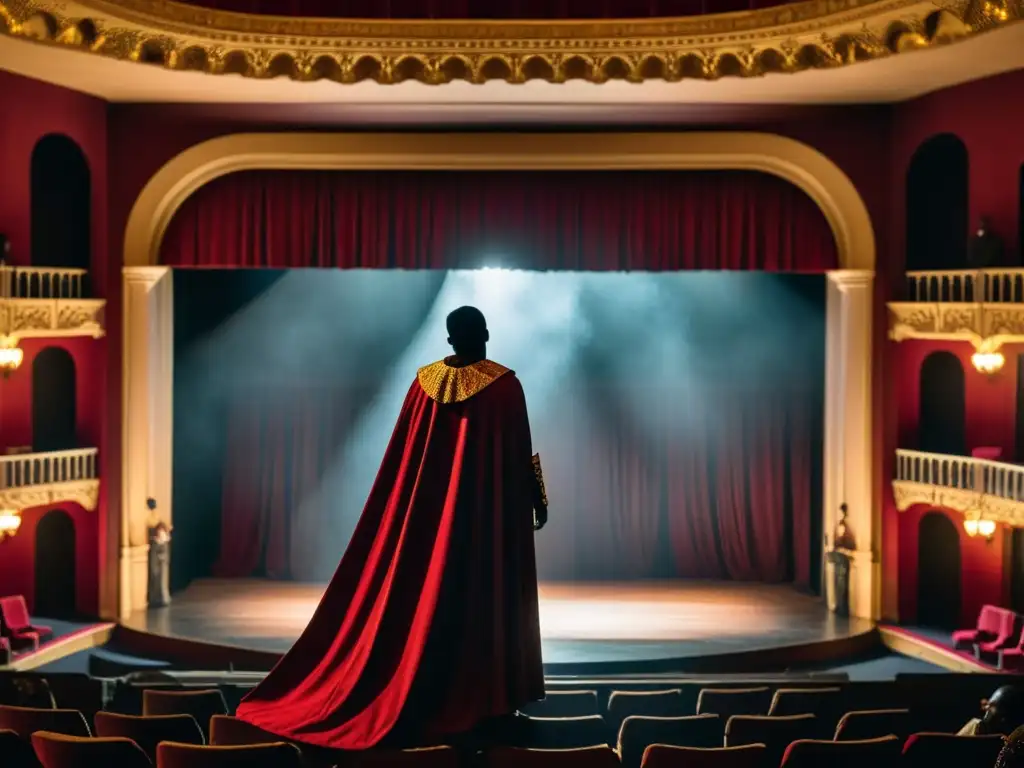 'El Fantasma de la Opera de Nairobi es representado en el escenario de un teatro oscuro y misterioso, evocando su impacto cultural
