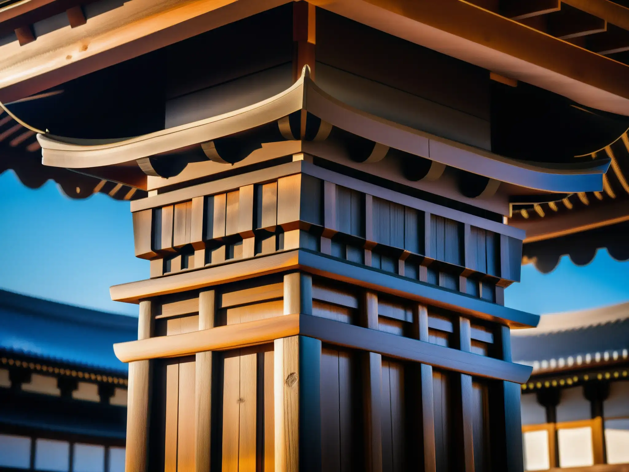 Hábiles artesanos japoneses construyen con misterio hitobashira, reflejando la antigua y enigmática arquitectura japonesa