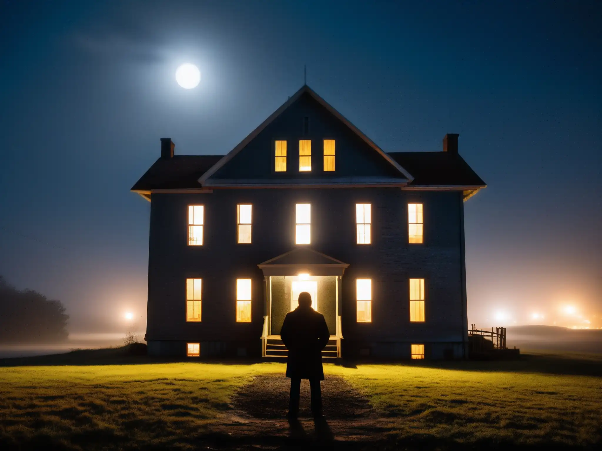 Hombre Polilla acecha en la noche, luna crea atmósfera de terror en Point Pleasant, Virginia