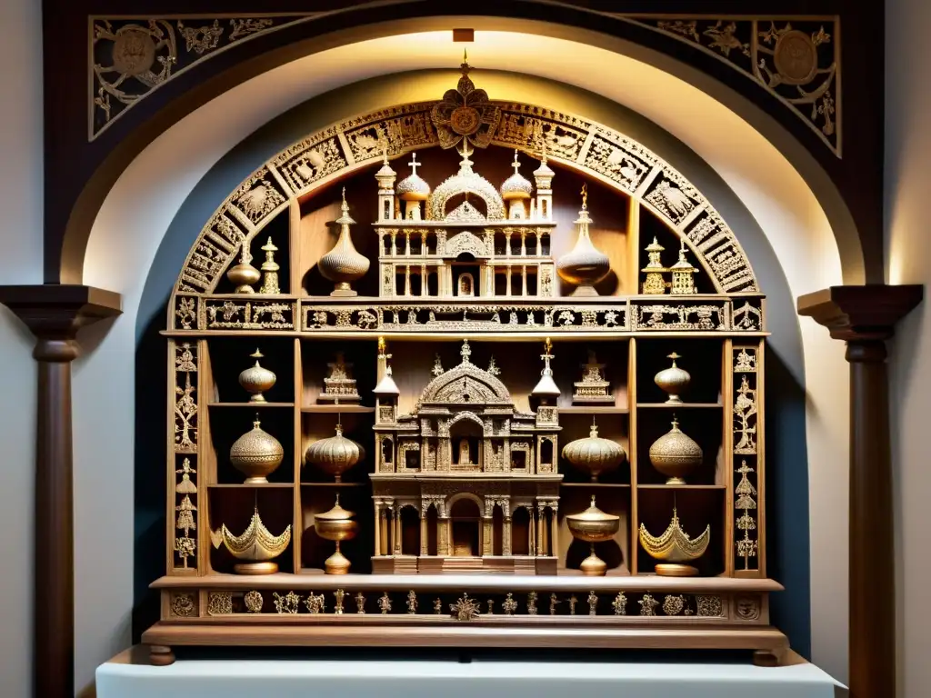 Una imagen detallada y evocadora de la Vera Cruz de Caravaca, con un rico simbolismo religioso y artesanía excepcional