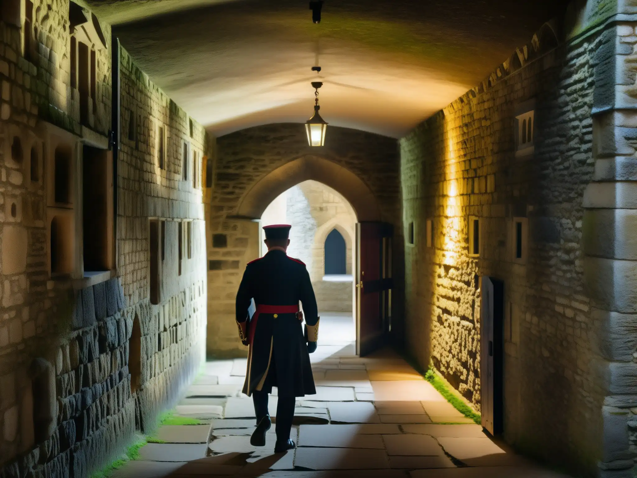 Imagen detallada de la misteriosa Torre de Londres, con apariciones fantasmales y atmósfera escalofriante