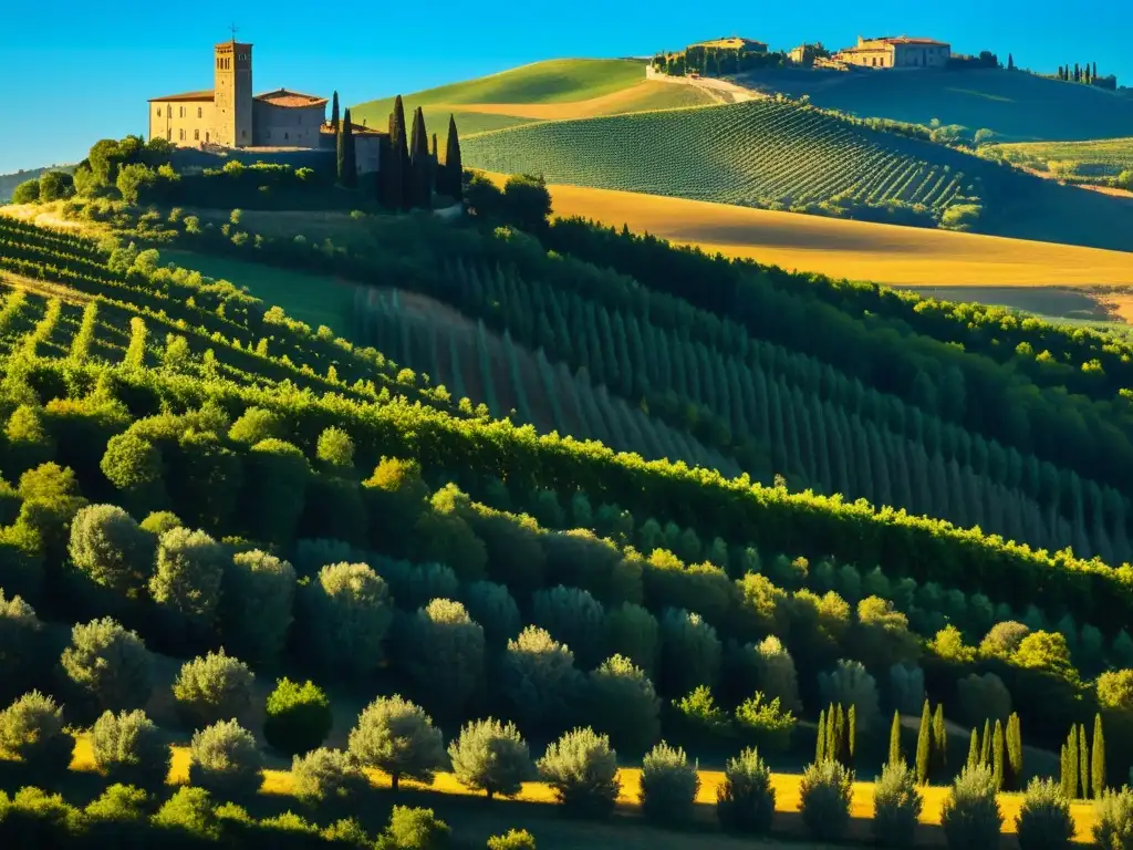 La imponente Torre del Diavolo en Toscana, su arquitectura maldita se yergue sobre las colinas, atrapando la esencia de la historia y el misterio