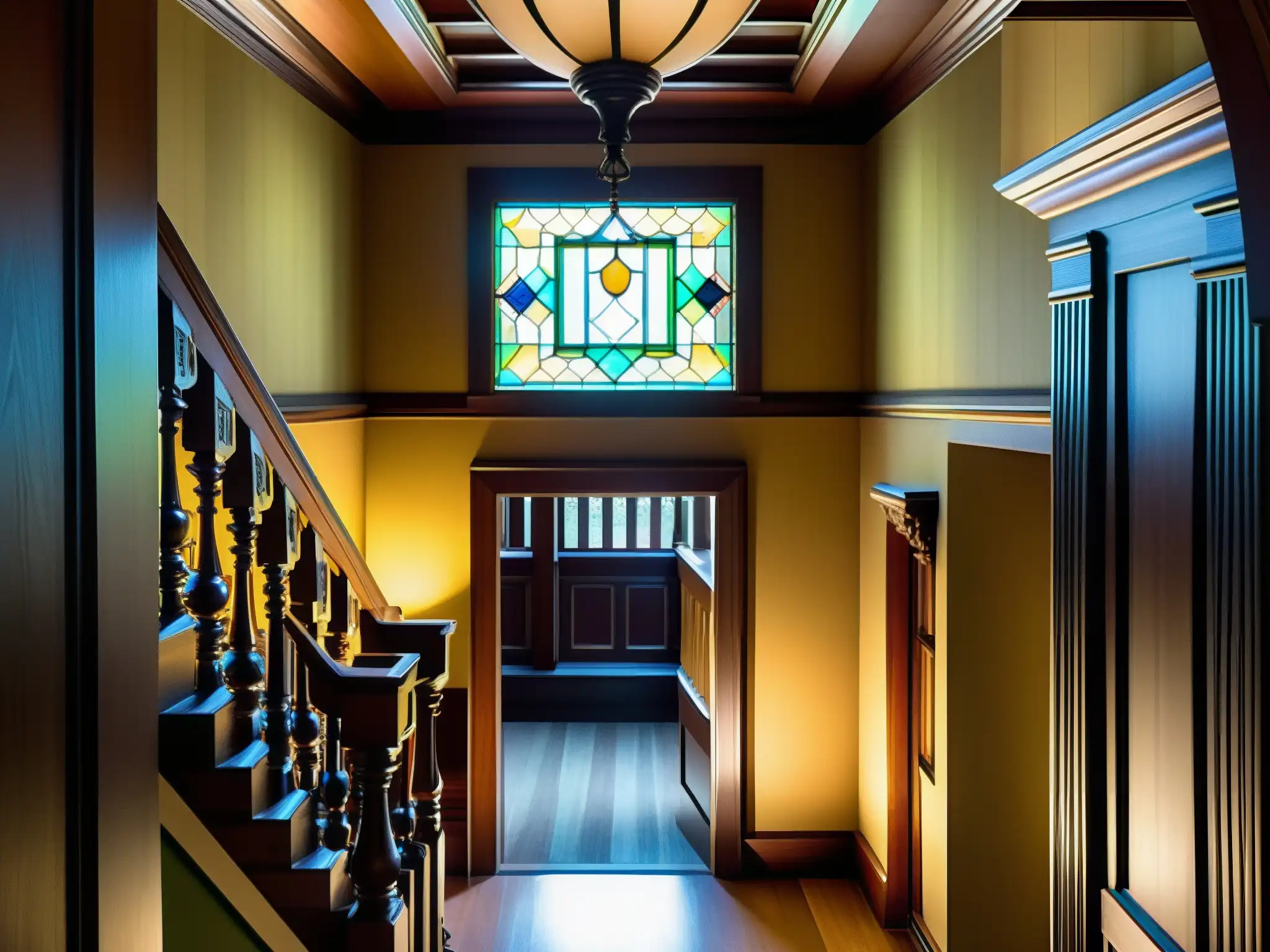 Explora la enigmática mansión Winchester, con su intrincada arquitectura victoriana, pasillos retorcidos y elementos de diseño enigmáticos