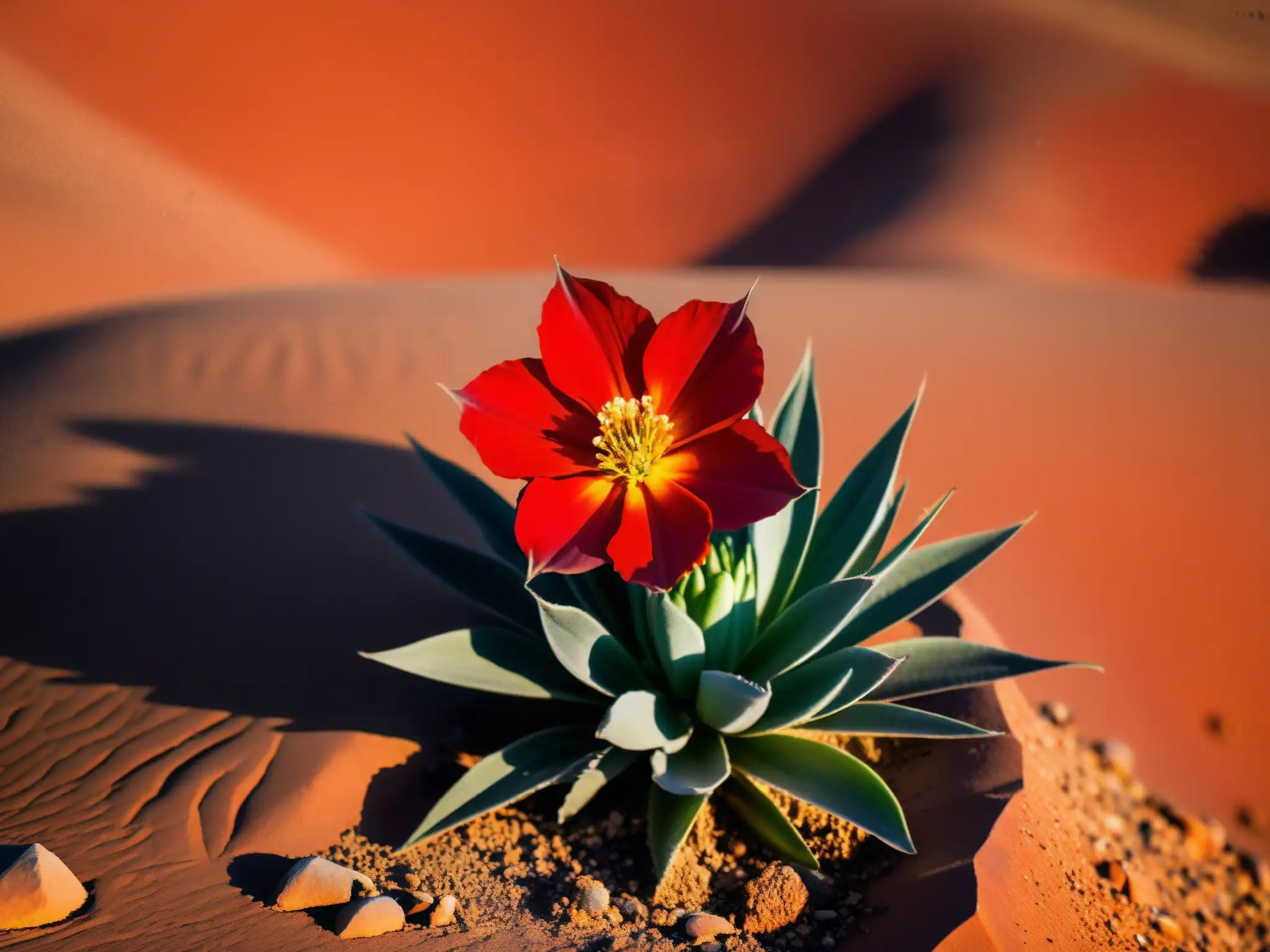 La leyenda de la Añañuca florece en el desierto de Atacama, mostrando su belleza y resiliencia en un paisaje árido y legendario