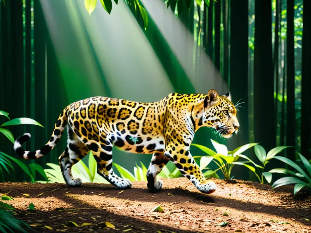 Un majestuoso jaguar en su hábitat natural, la verdad detrás del legendario felino