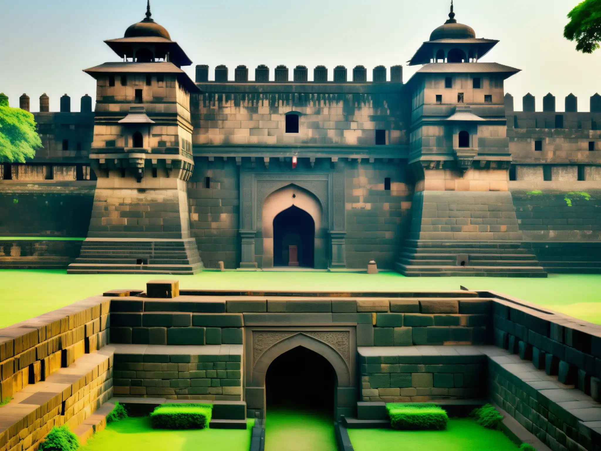 Explora el misterio del pozo en el antiguo Shaniwarwada Fort, con sus grabados en piedra y la atmósfera intrigante