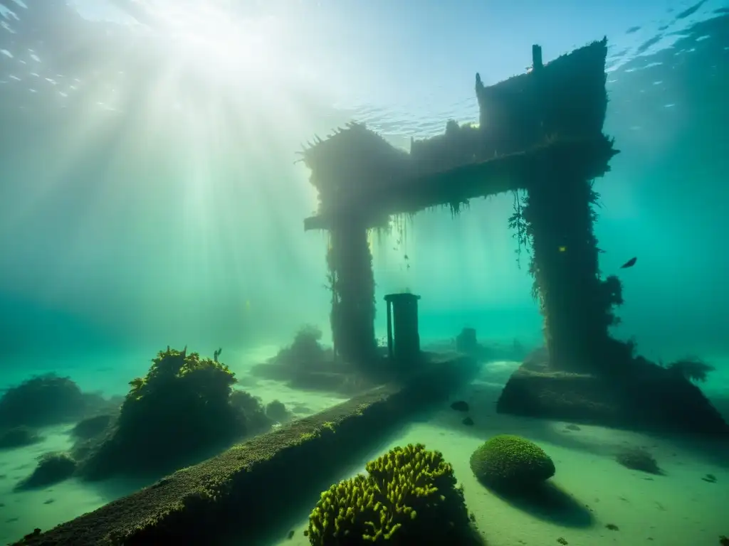 Misterios subacuáticos en Lagos, Nigeria: un mundo enigmático bajo el agua, iluminado por la luz solar
