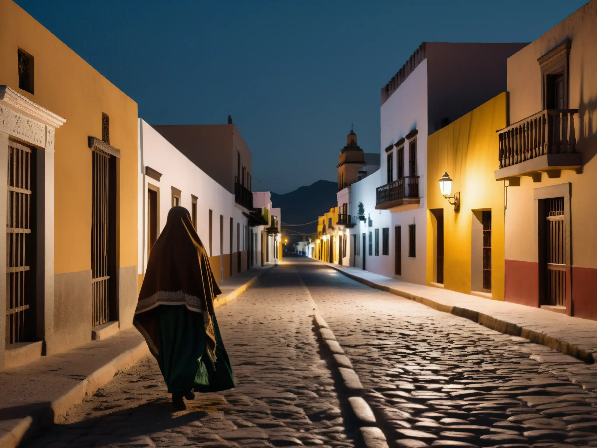Una misteriosa calle desolada y lúgubre en México evoca la leyenda urbana de La Llorona
