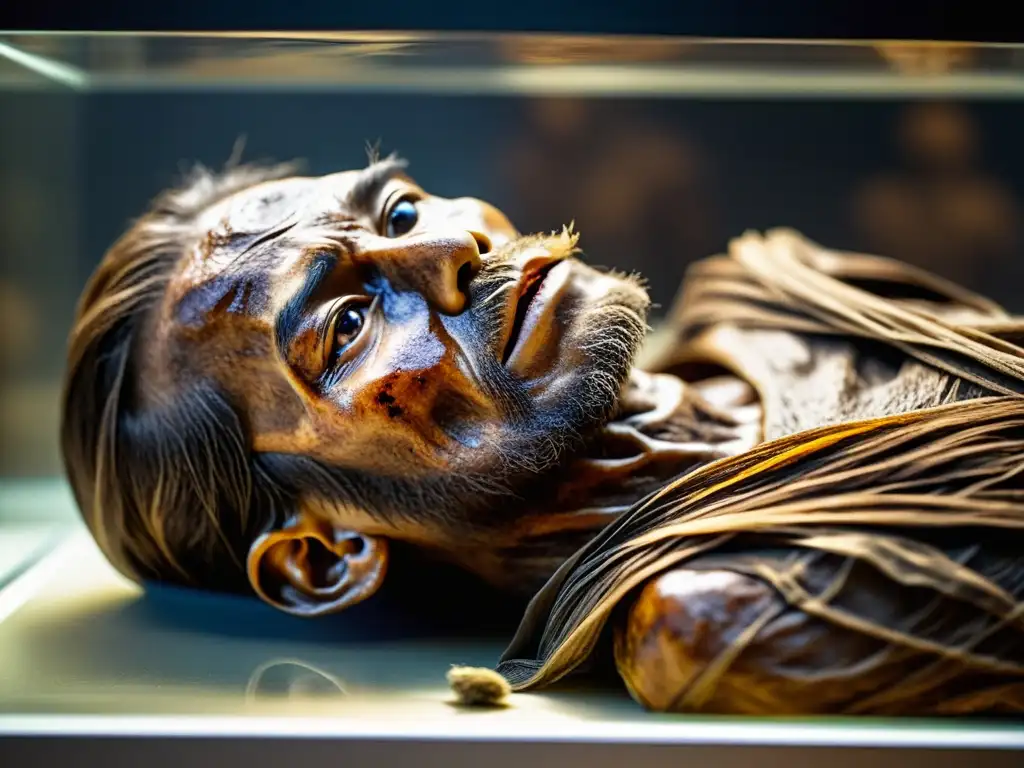 Maldición de Otzi hombre hielo: Detalle forense y misterio en el Museo de Arqueología del Tirol del Sur, Italia