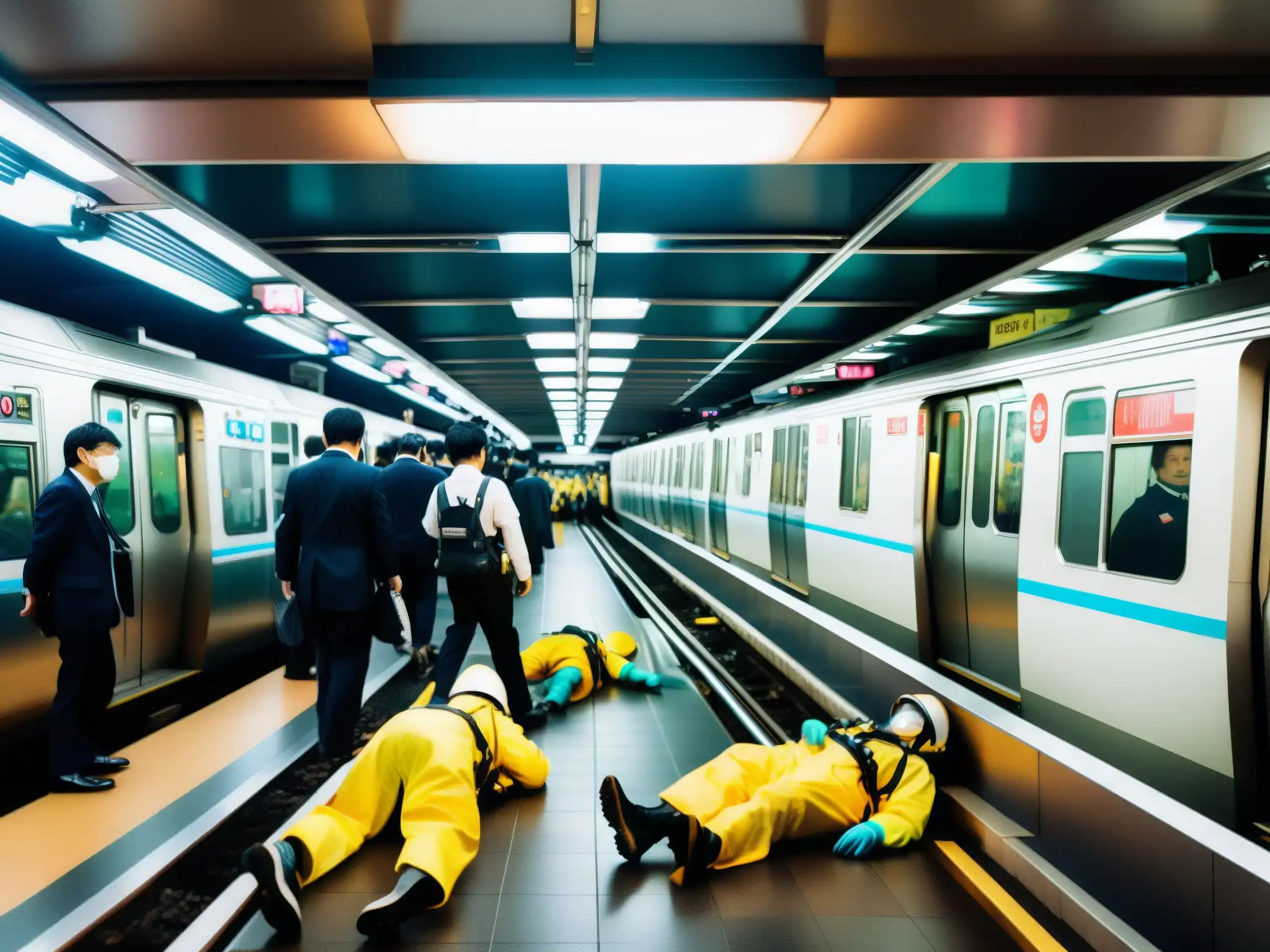 Pánico y caos en el metro de Tokio tras el misterioso ataque con gas sarin