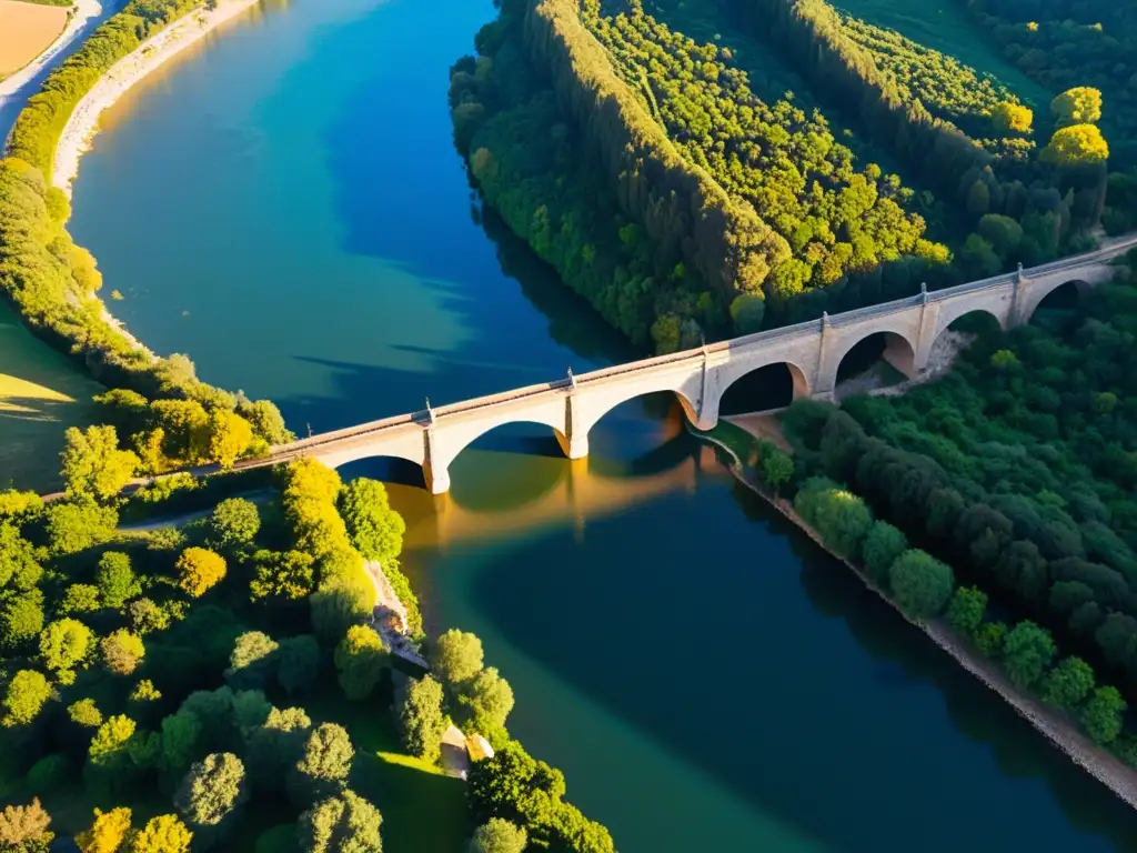 Puente de Alcántara, origen mitológico, majestuosidad romana sobre el río Tajo, integración armónica con la naturaleza