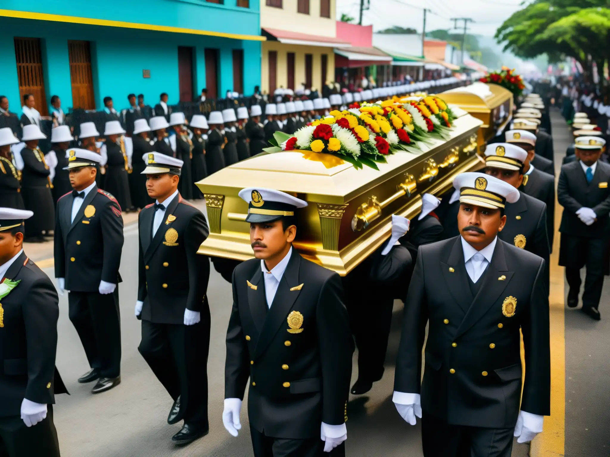 Procesión fúnebre en Centroamérica: sonido de la muerte en Centroamérica, música y expresión colectiva de dolor