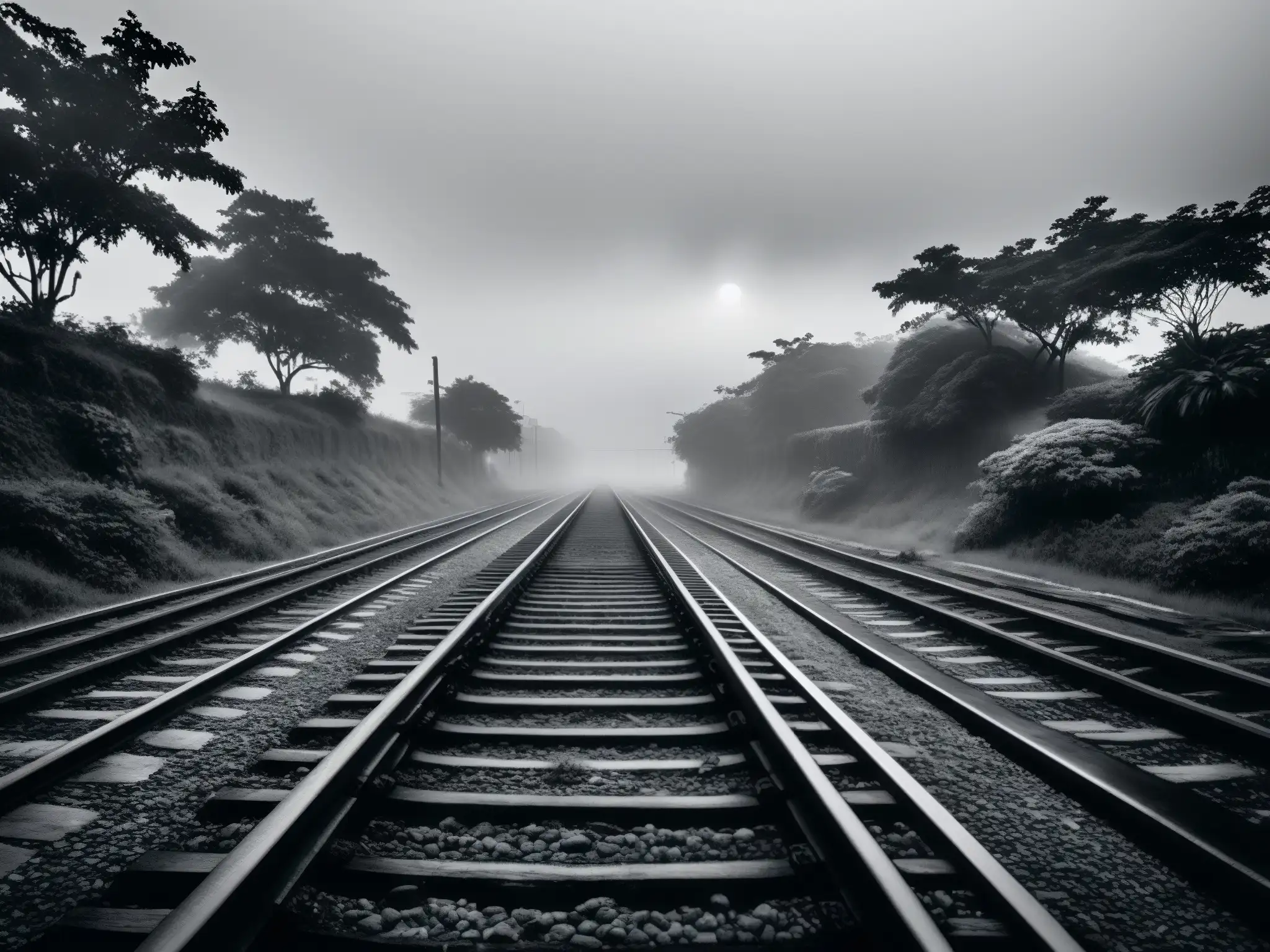 Tren fantasma Bishan mito realidad: Vías solitarias envueltas en neblina, revelan la leyenda del tren abandonado