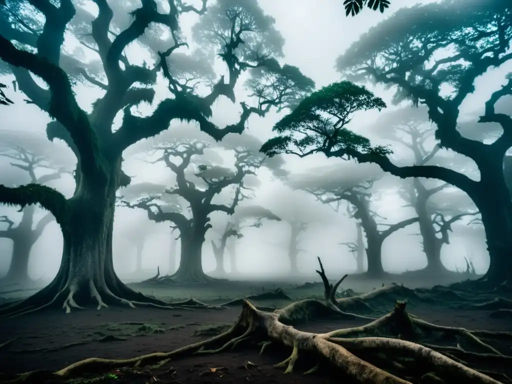 Espíritus vengativos en la misteriosa neblina del bosque de Abidjan, Costa de Marfil
