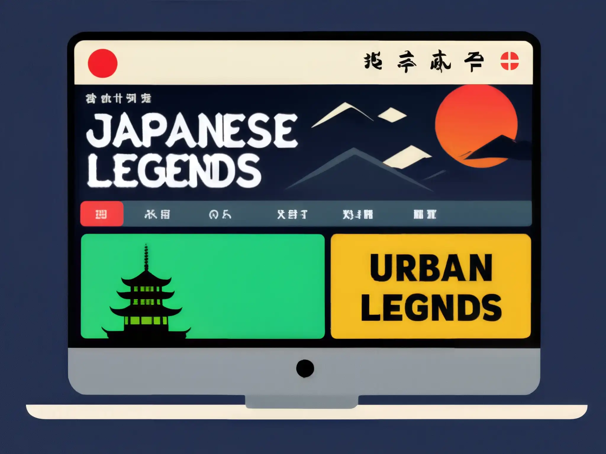 Un vibrante foro online de leyendas urbanas japonesas, donde la tradición y la modernidad se entrelazan en animadas discusiones