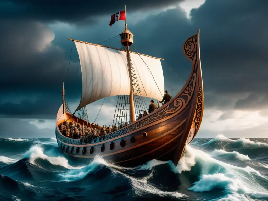 Vikingos desafían la leyenda del Kraken en tormentoso mar escandinavo